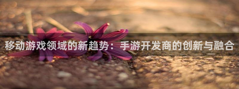 摩根娱乐app下载安装手机版：移动游戏领域的新趋势：手游开发